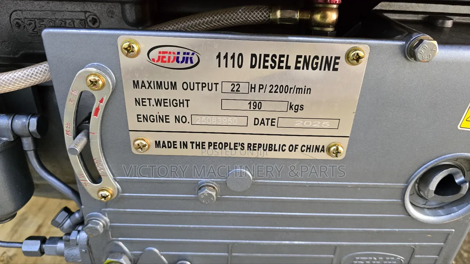 22hp/1110 Diesel Engine Machine Water Cooled