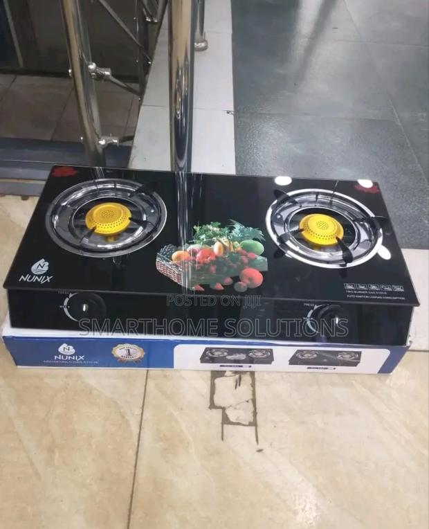 Nunix 2 Burner Glass Table Cooker