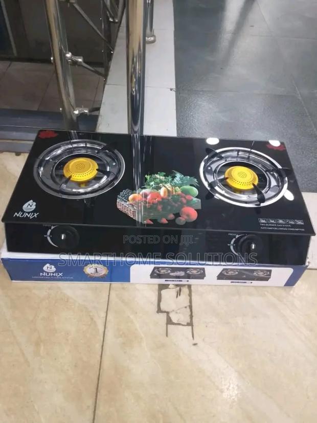Nunix 2 Burner Glass Stove Gc-004