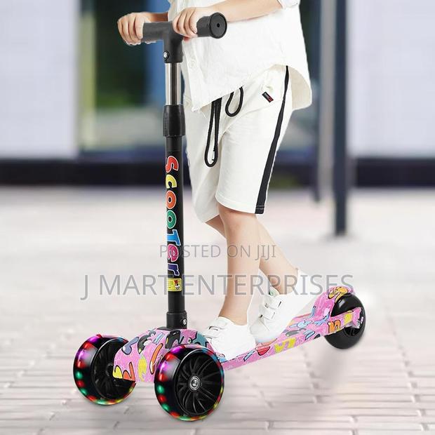 3 Wheel Scooter for Kids | With 3 Wheels Adjustable Lights Music