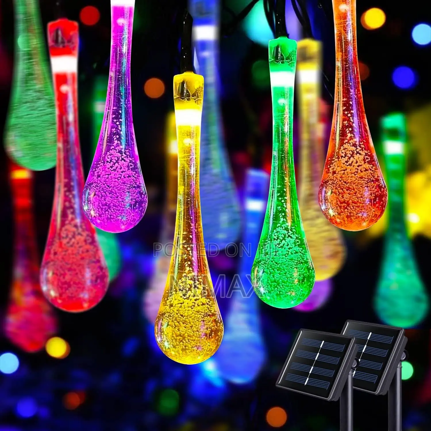 Solar String Lights Outdoor Waterproof,