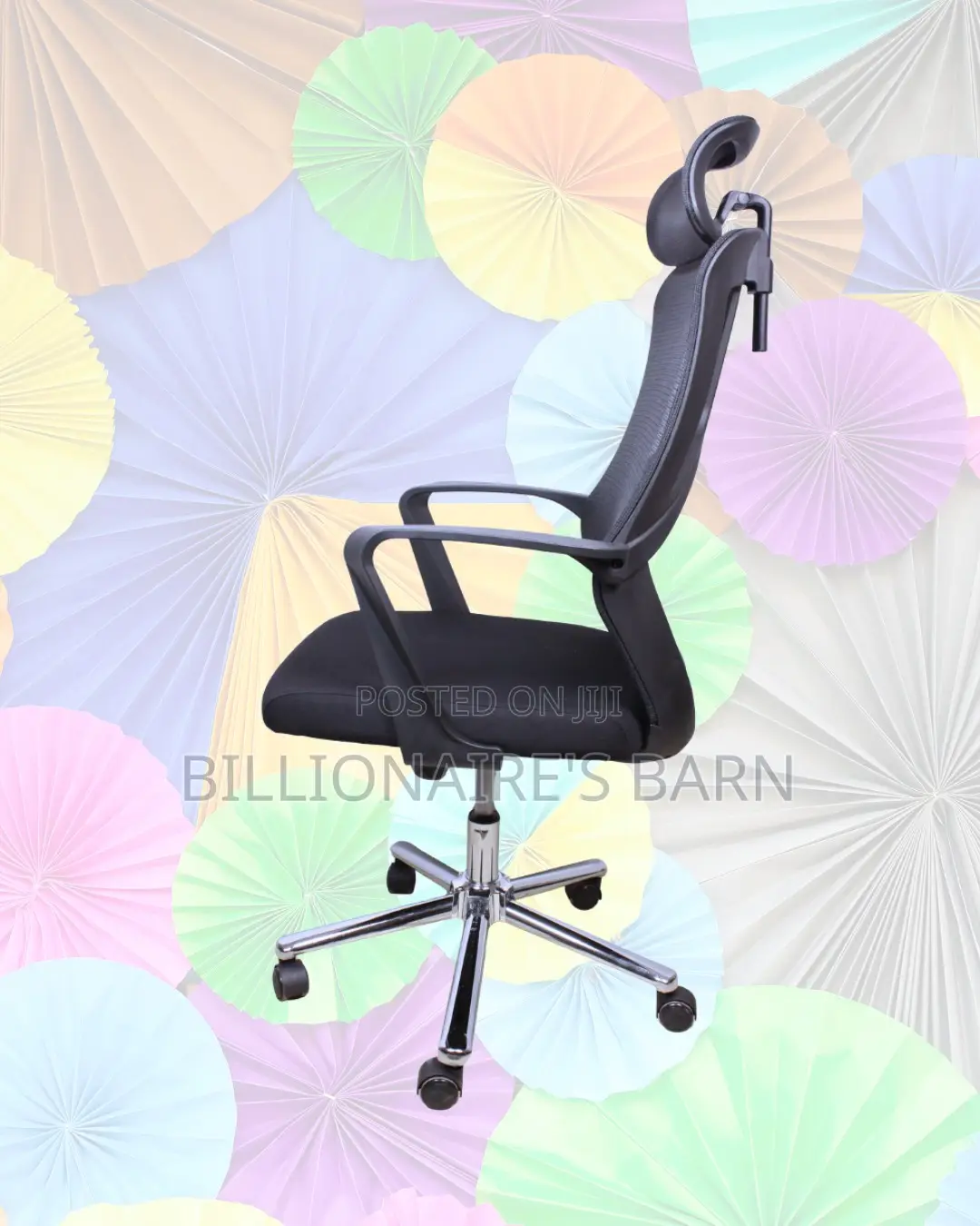 Stylish High Chair — Mesh Long Back | Top Seller in Kenya