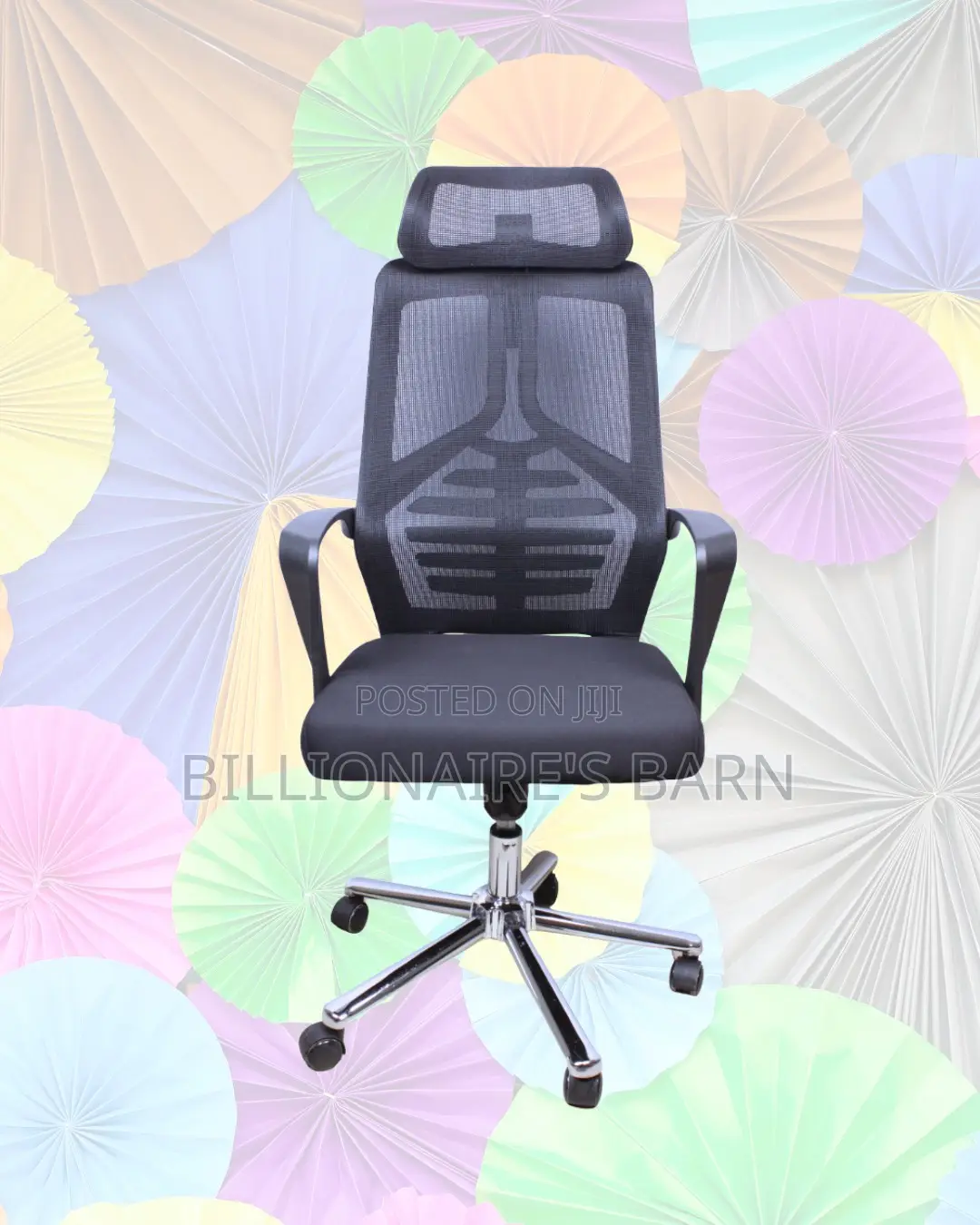 Stylish High Chair — Mesh Long Back | Top Seller in Kenya
