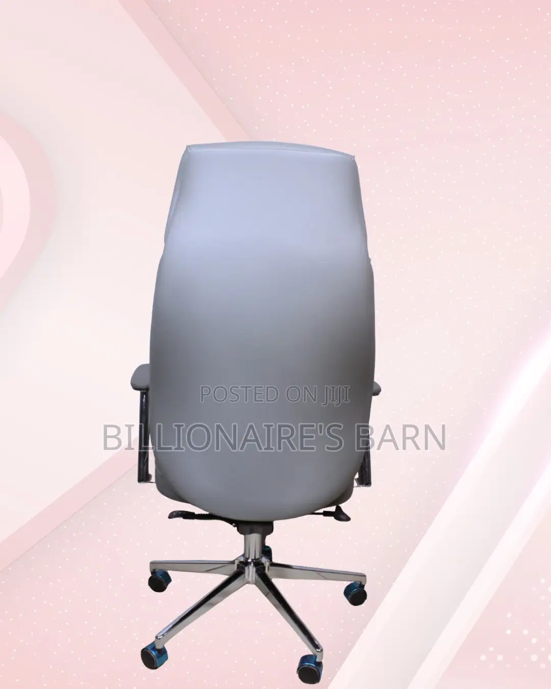 Premium Leather Grey Mesh Chair | Delivery Anywhere in Kenya