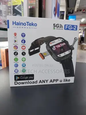 Hainoteko Fg-2 Android Smart Watch With 5g Sim – Black