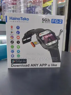 Hainoteko Fg-2 5g Android Smart Watch With 5g Sim Support Built.