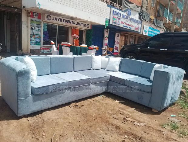 Modern L-shaped Sofa Set - main view
