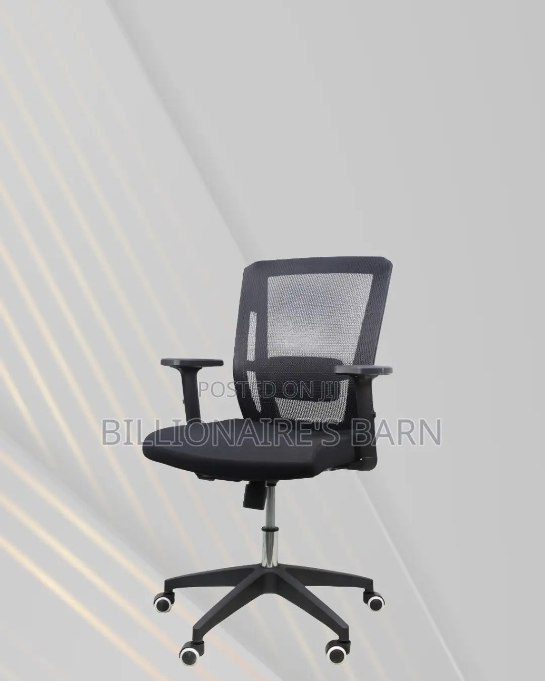 Compact Mid-Back Office Chair | Nylon Base, Everyday Comfort