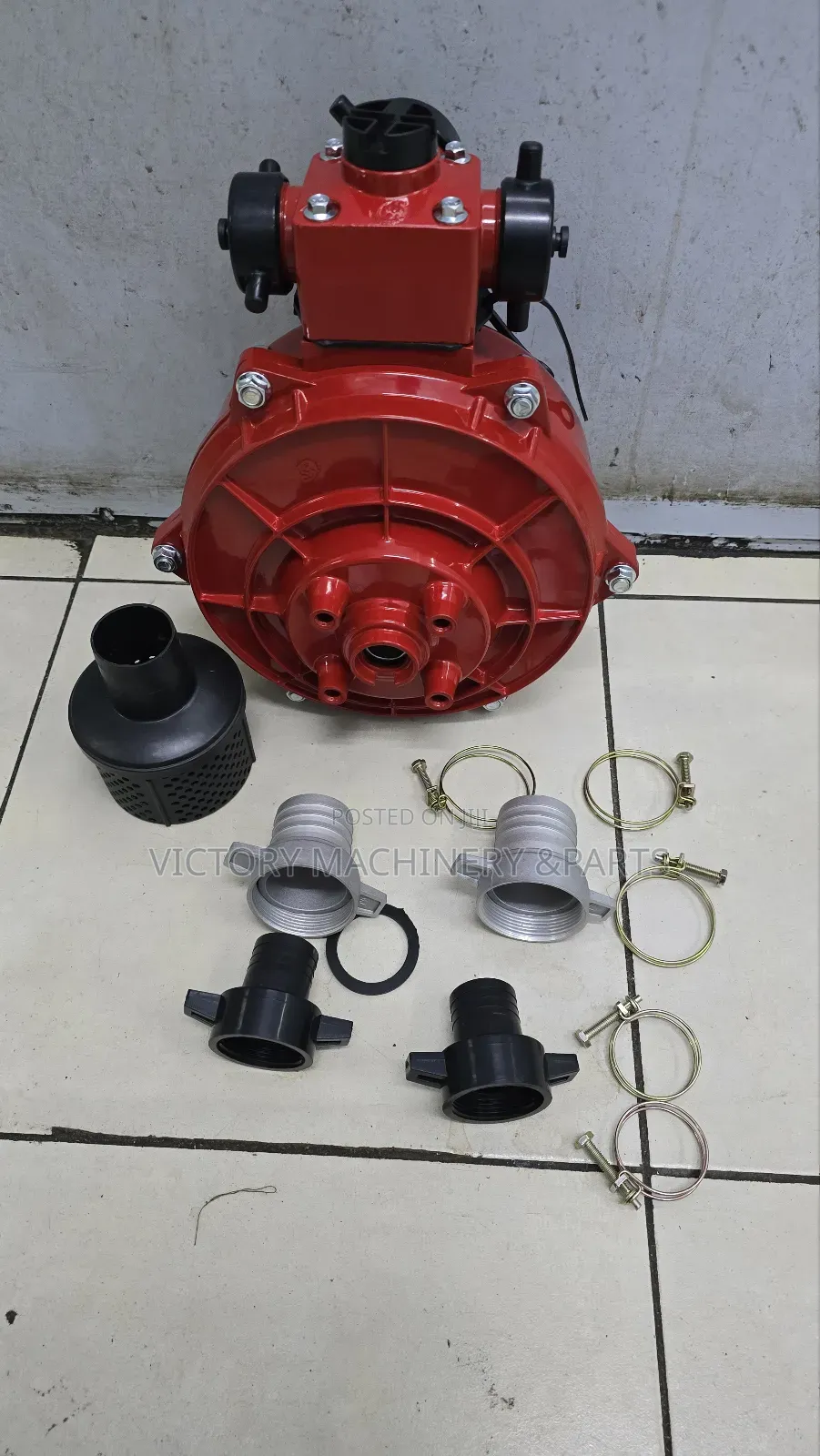 2 Inch High Pressure Double Impeller Key Type Water Pump