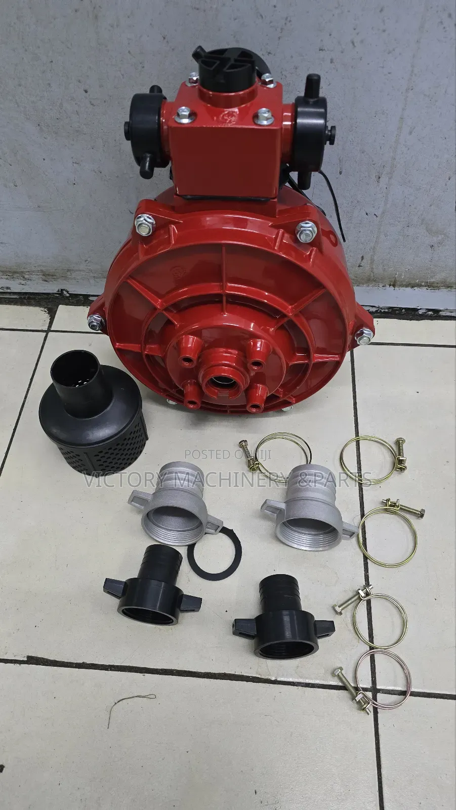 2 Inch High Pressure Double Impeller Key Type Water Pump