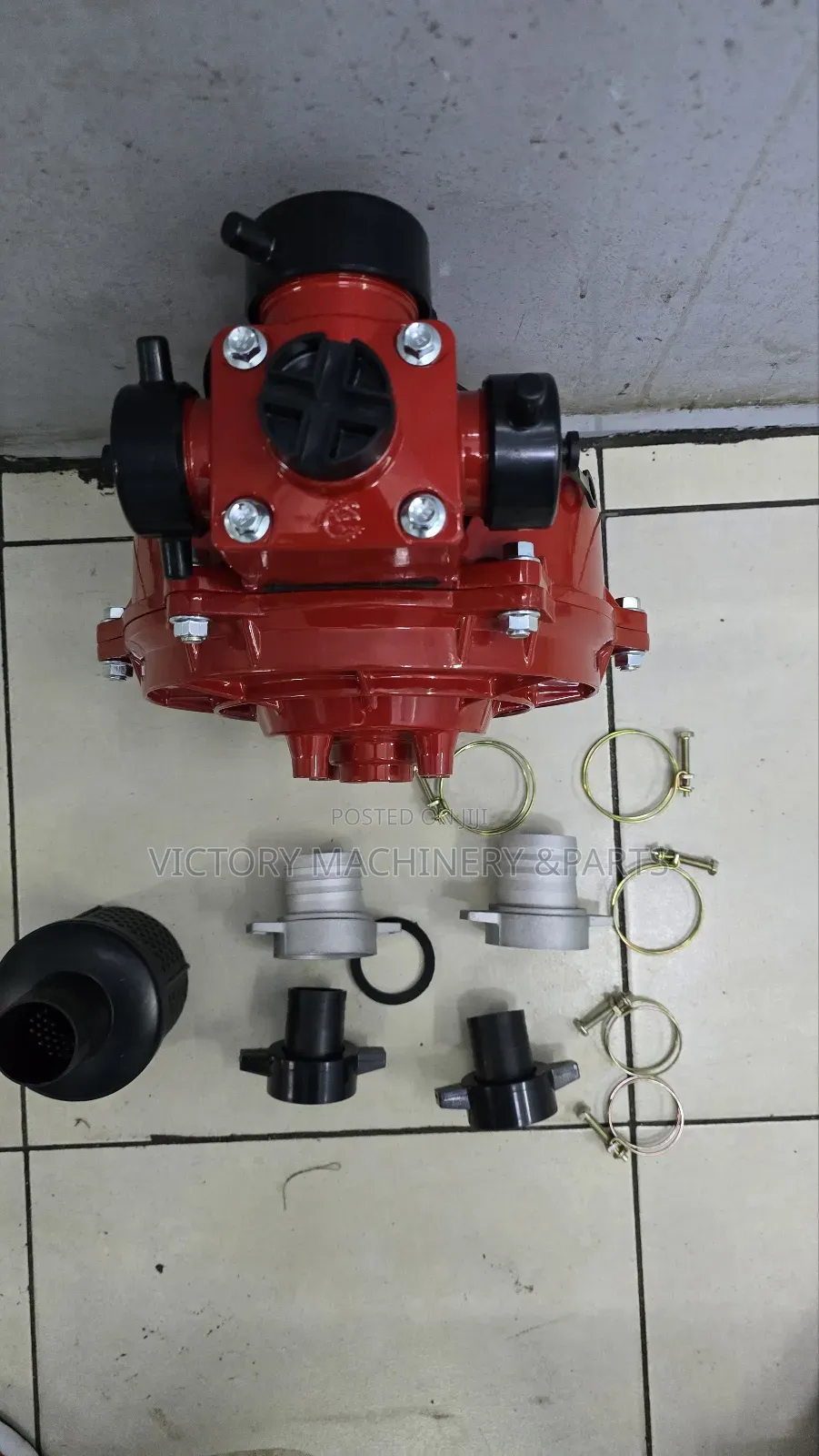 2 Inch High Pressure Double Impeller Key Type Water Pump