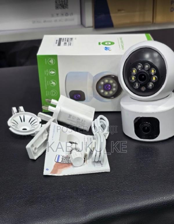 Sim Card 4g Camera Indoor Dual Lens Mini Ip Camera