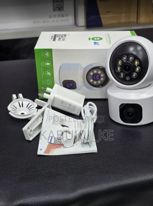 4g Simcard Dual Lens Wireless Home Indoor CCTV Camera