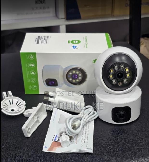 V380pro Indoor 4g PTZ Camera 4mp Dual Lens With Two Way Audio