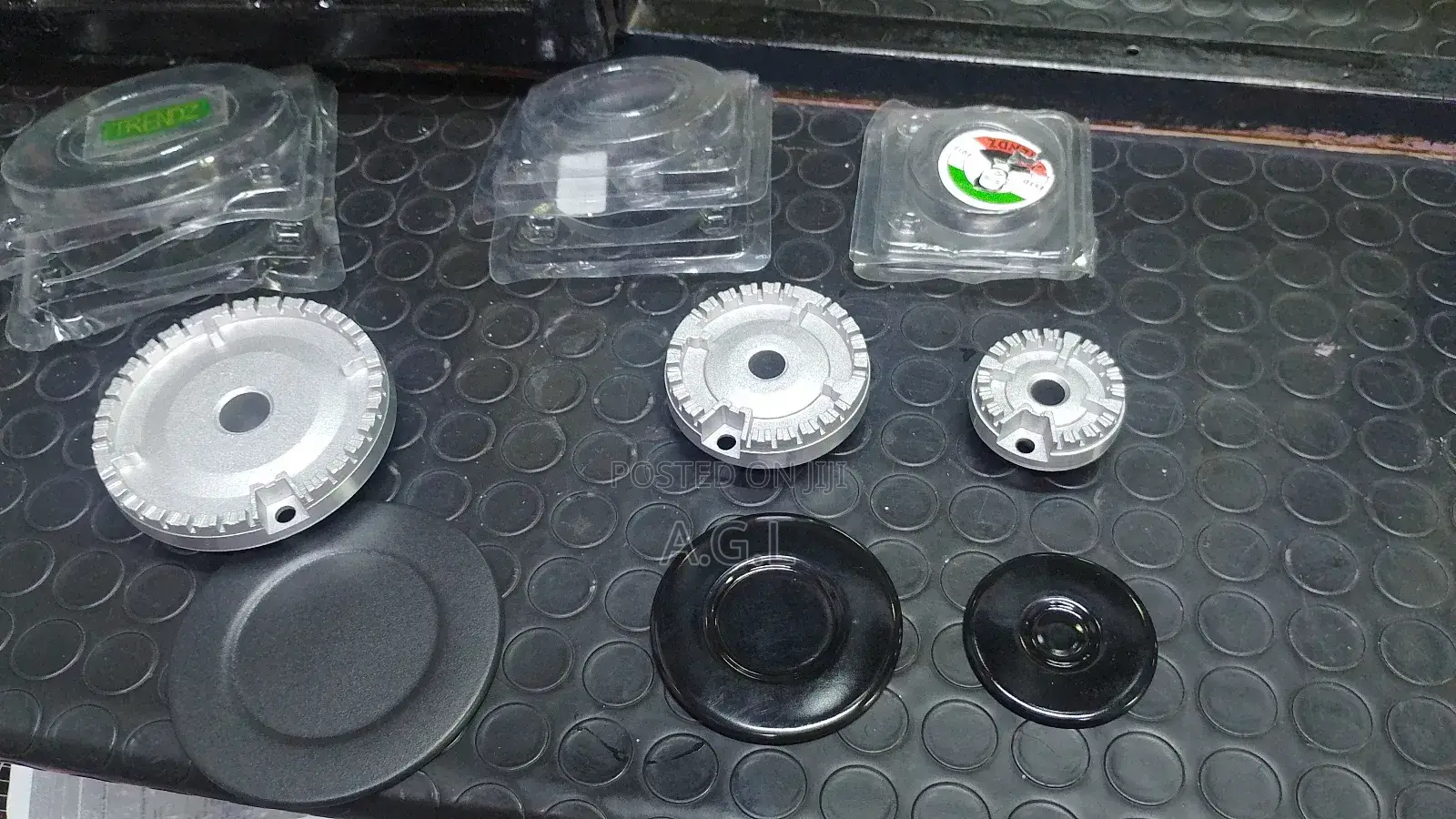 Oven Top Gas Cap and Hob for Gas Cooker Set of 3