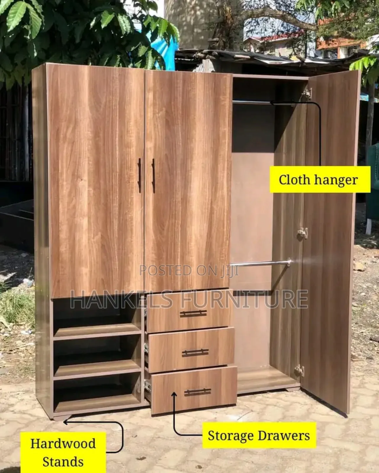 Heavy-Duty MDF Wardrobe – Neat Functional