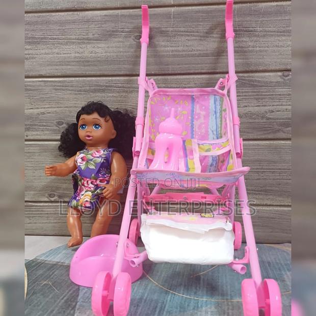 Kids Stroller With Doll - main view