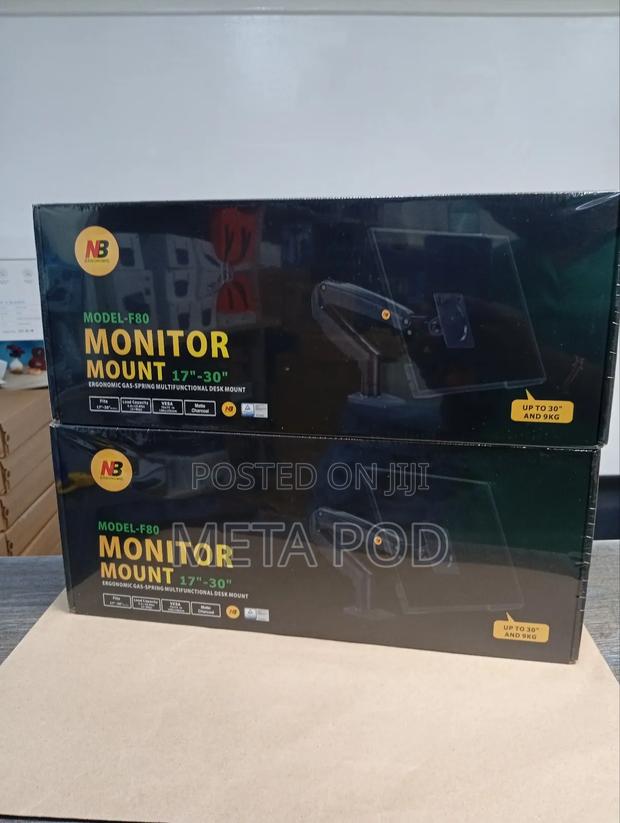 North Bayou F80 Single Arm Monitor Mount 17 " to 30"