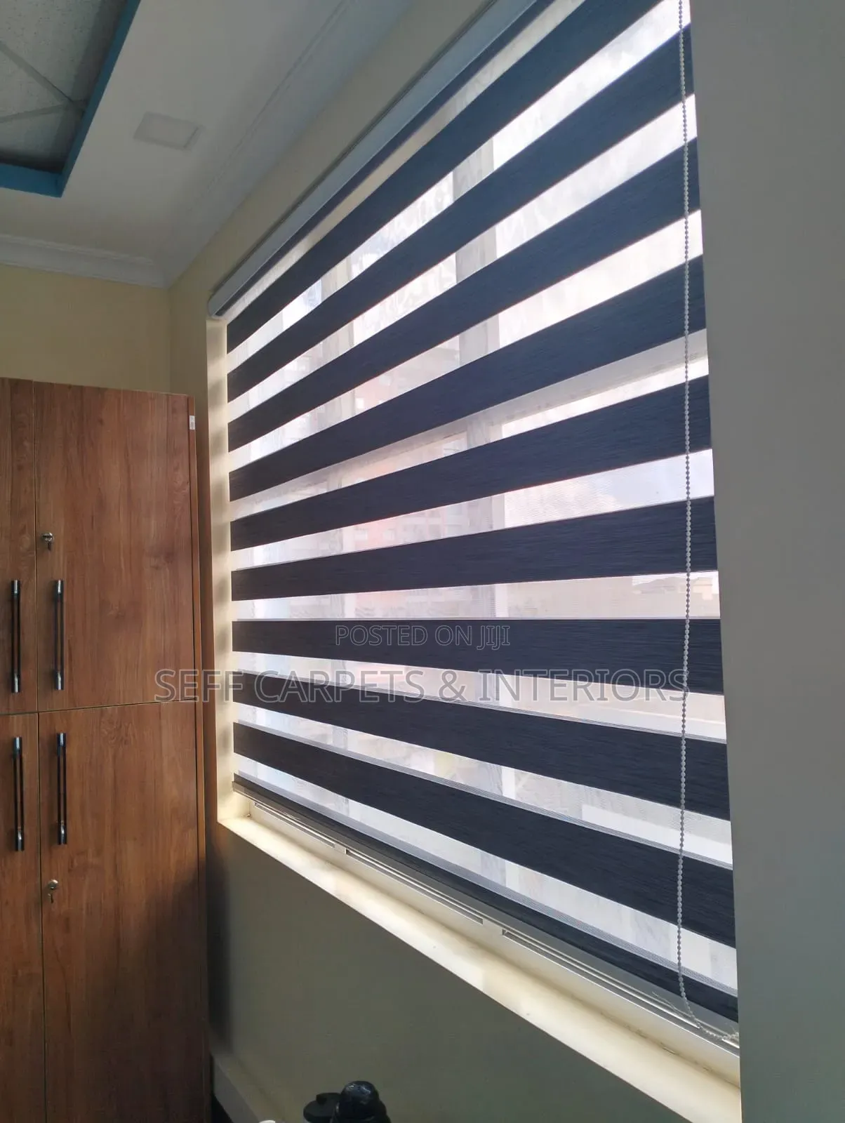 Roller Horizontal Blinds Zebra Semi Sheer