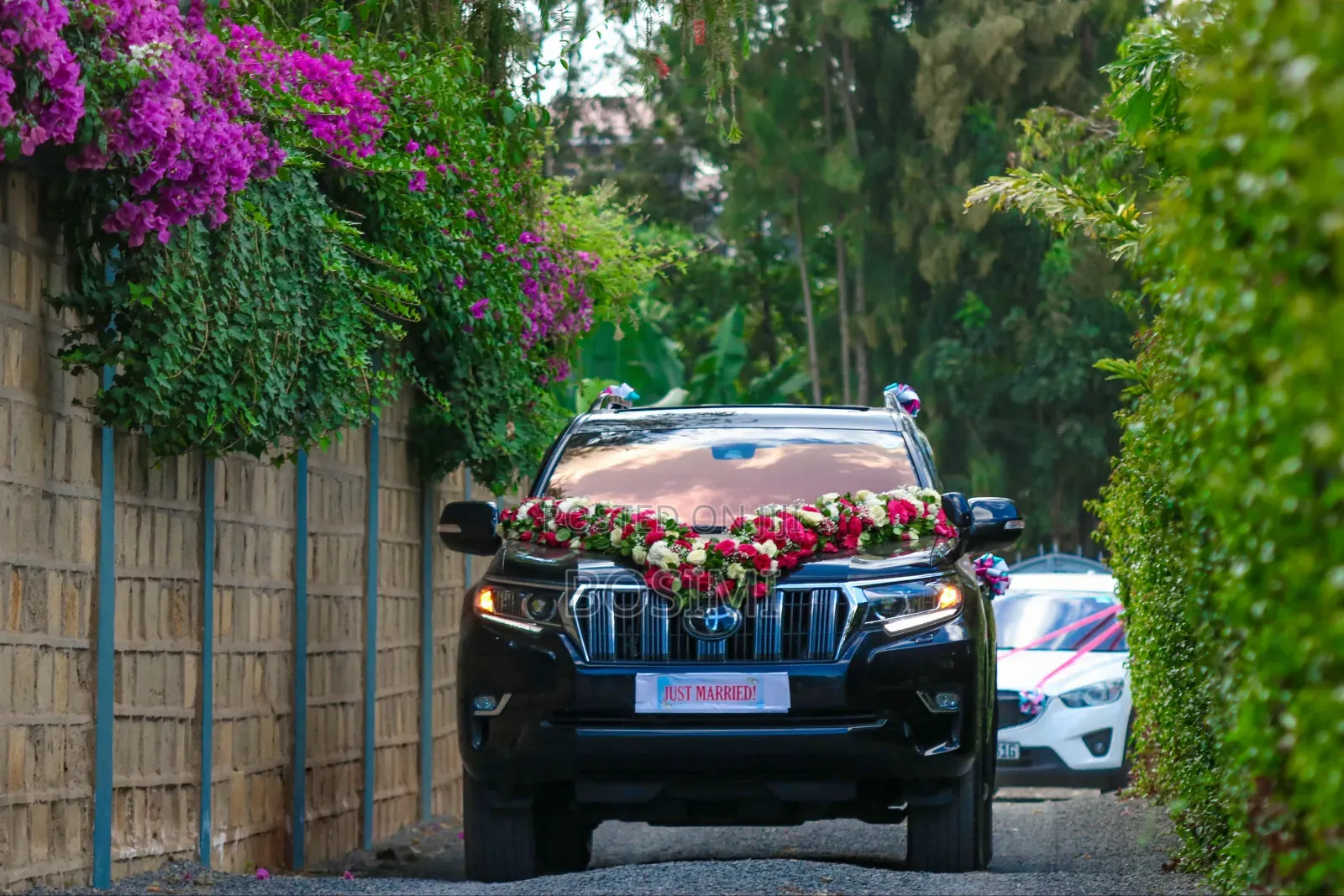 Wedding Event Car Decoration.
