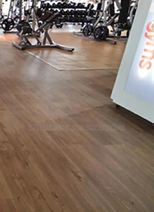 Turf Mkeka Wa Mbao Vinyl Carpet for the Gym