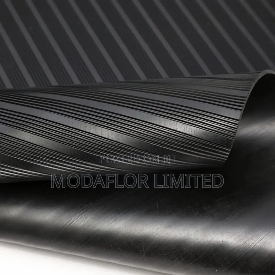 Ribbed Rubber Anti Slip Floor Mat