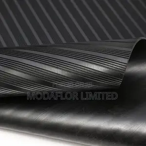 Ribbed Rubber Anti Slip Floor Mat