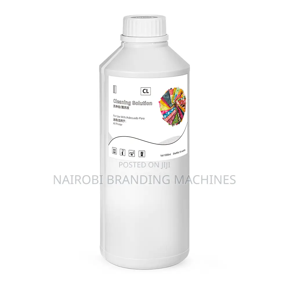 DTF Cleaning Solution Liquid 1l for Xp600 L1800 P600 P800 Dx5 I3200