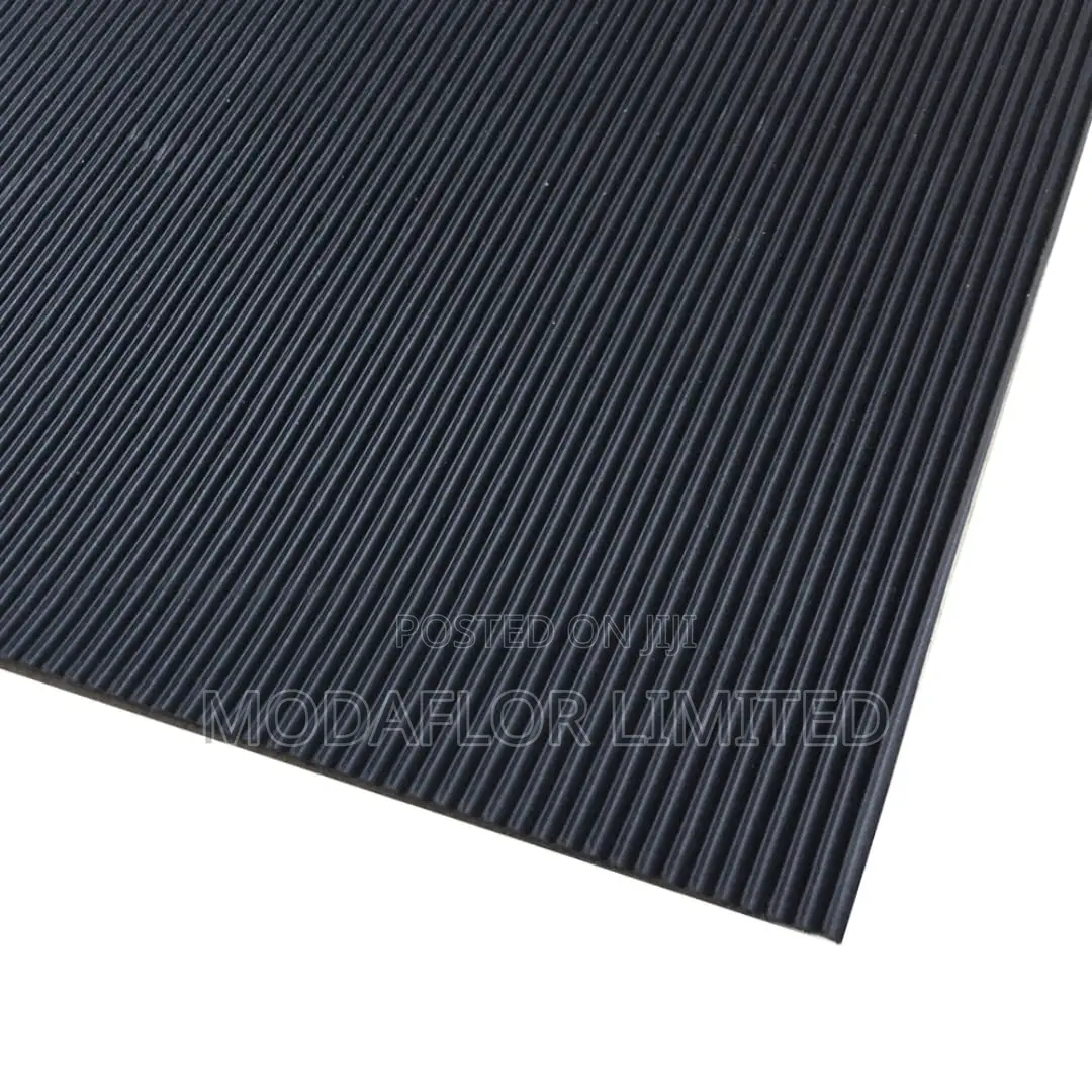 Heavy Duty Ribbed Rubber Mat for Homes