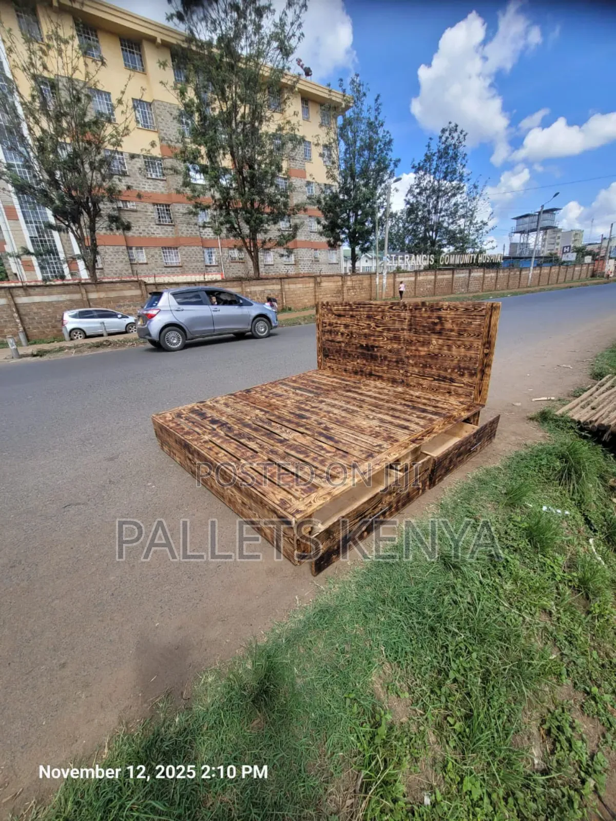 6d2.Five*Six Pallet Bed- 5*6 Bed With Drawers. Fc6