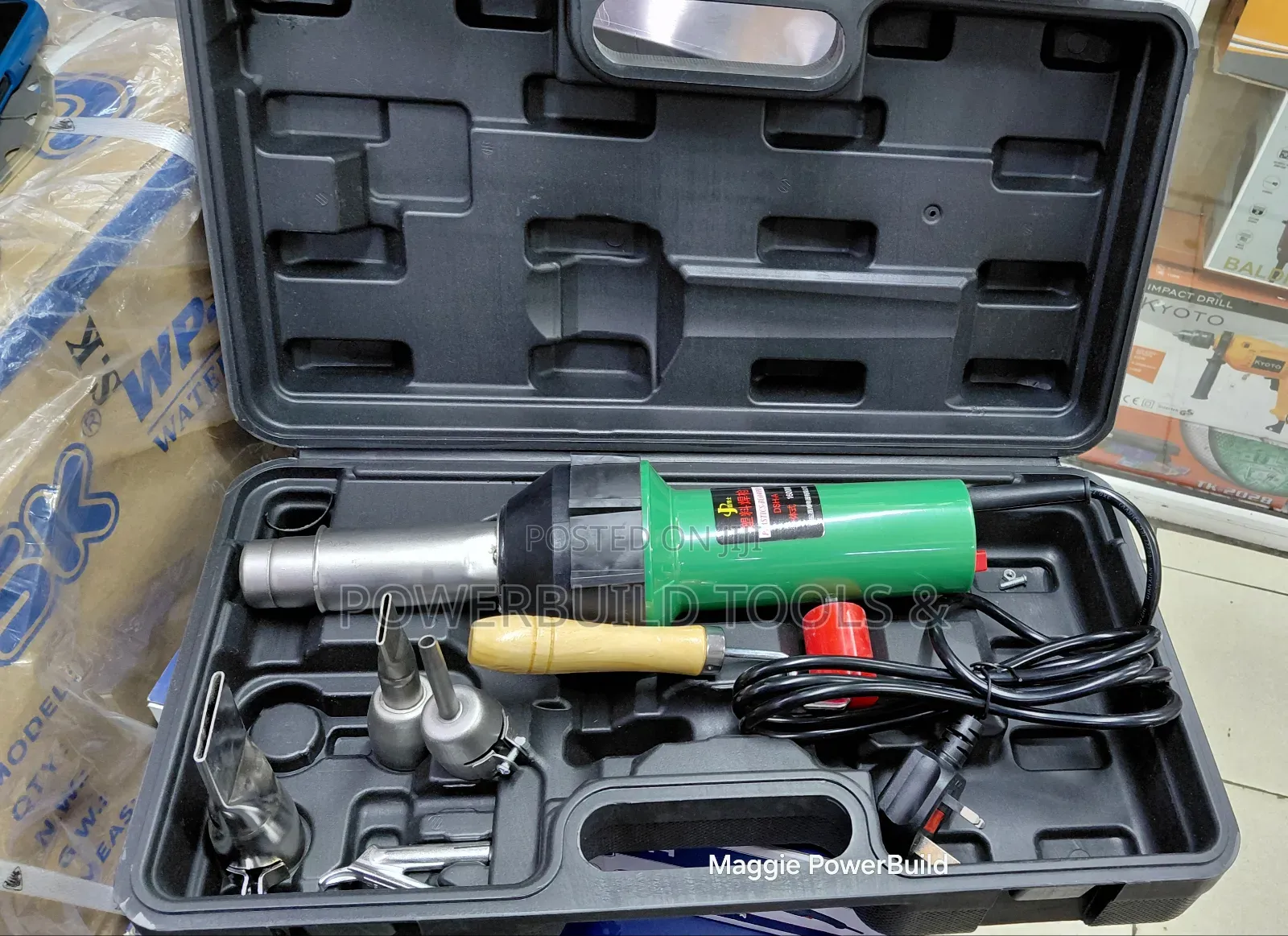 Hot Air Plastic Welding Gun Kit 1600w