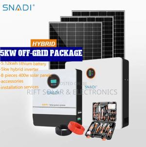 5.5kva Total Off-Grid Package 5.12kwh Lithium Ion Battery Package - main view
