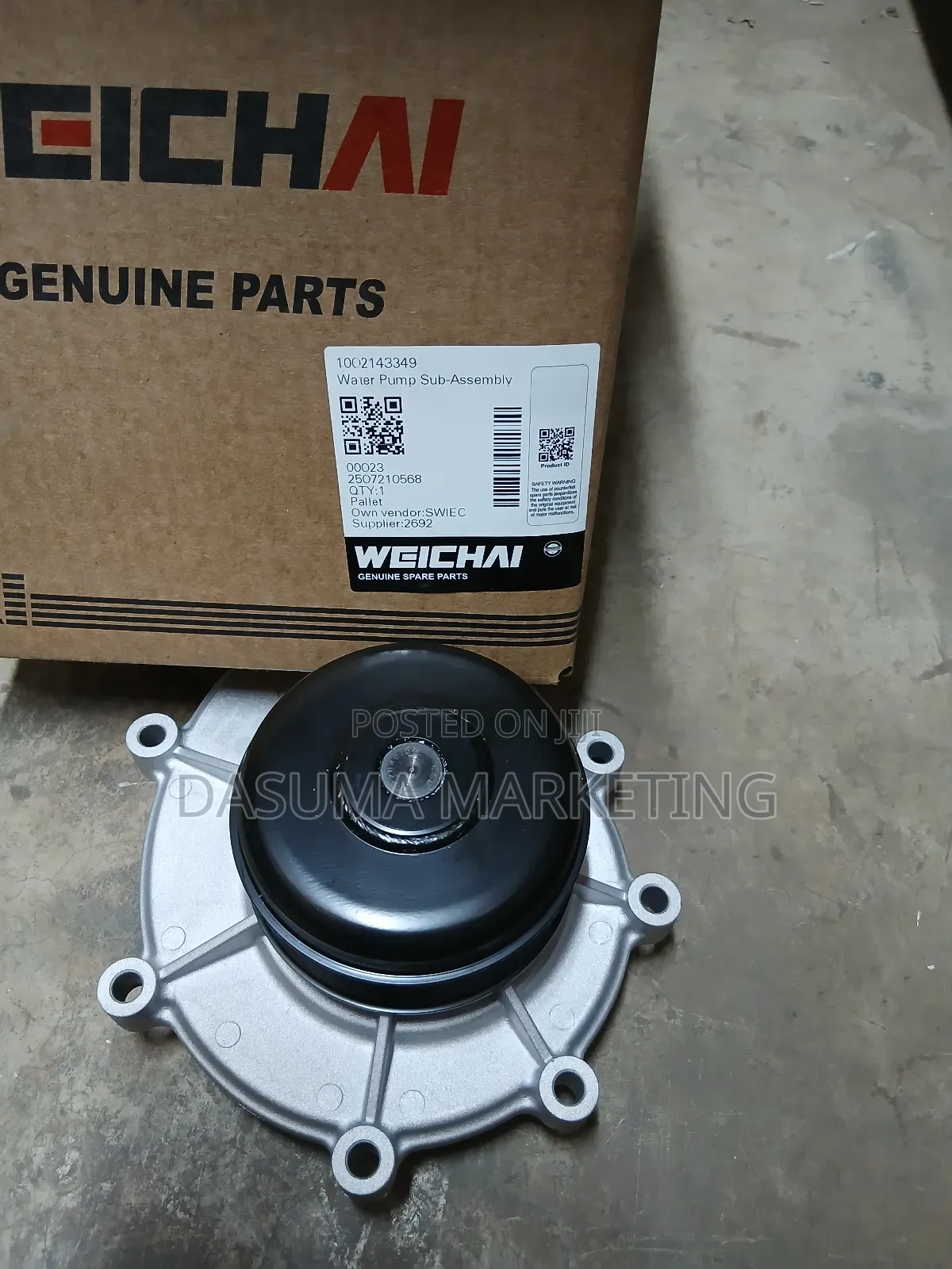 Weichai Water Pump Subassembly 