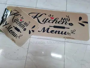Kitchen Mats*
Large Size: 120 X 45 Cm
Small Size: 75 X 45 Cm