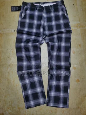 Casual Checked Men Official Casual Pant Trousers