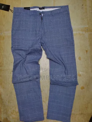 Casual Checked Men Official Casual Pant Trousers