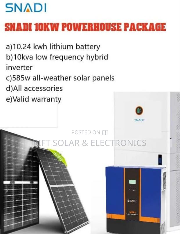 10kva Hybrid Inverter -10.26kwh Lithium Battery Total Off-Grid Package