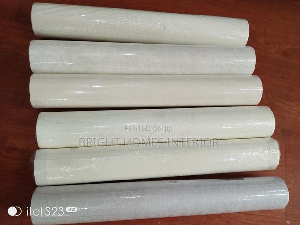Plain White Textured Wallpaper - main view