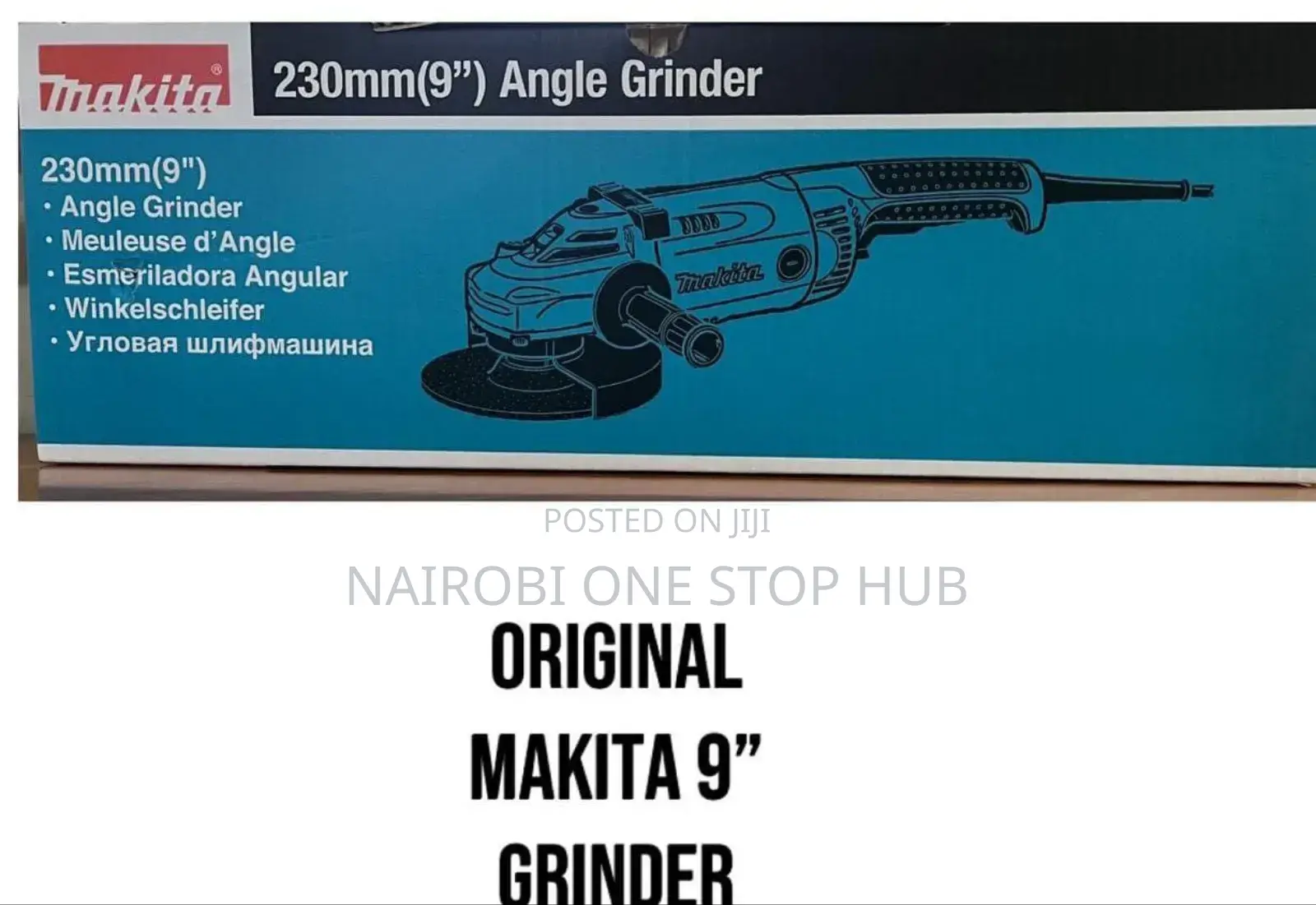 Makita 9-Inch (230mm) Angle Grinder.