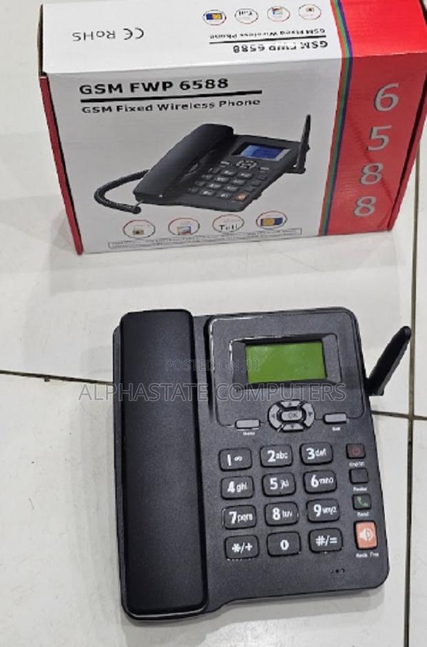 Home/Office GSM Simcard Desktop Phone With Dual Simcard Slot