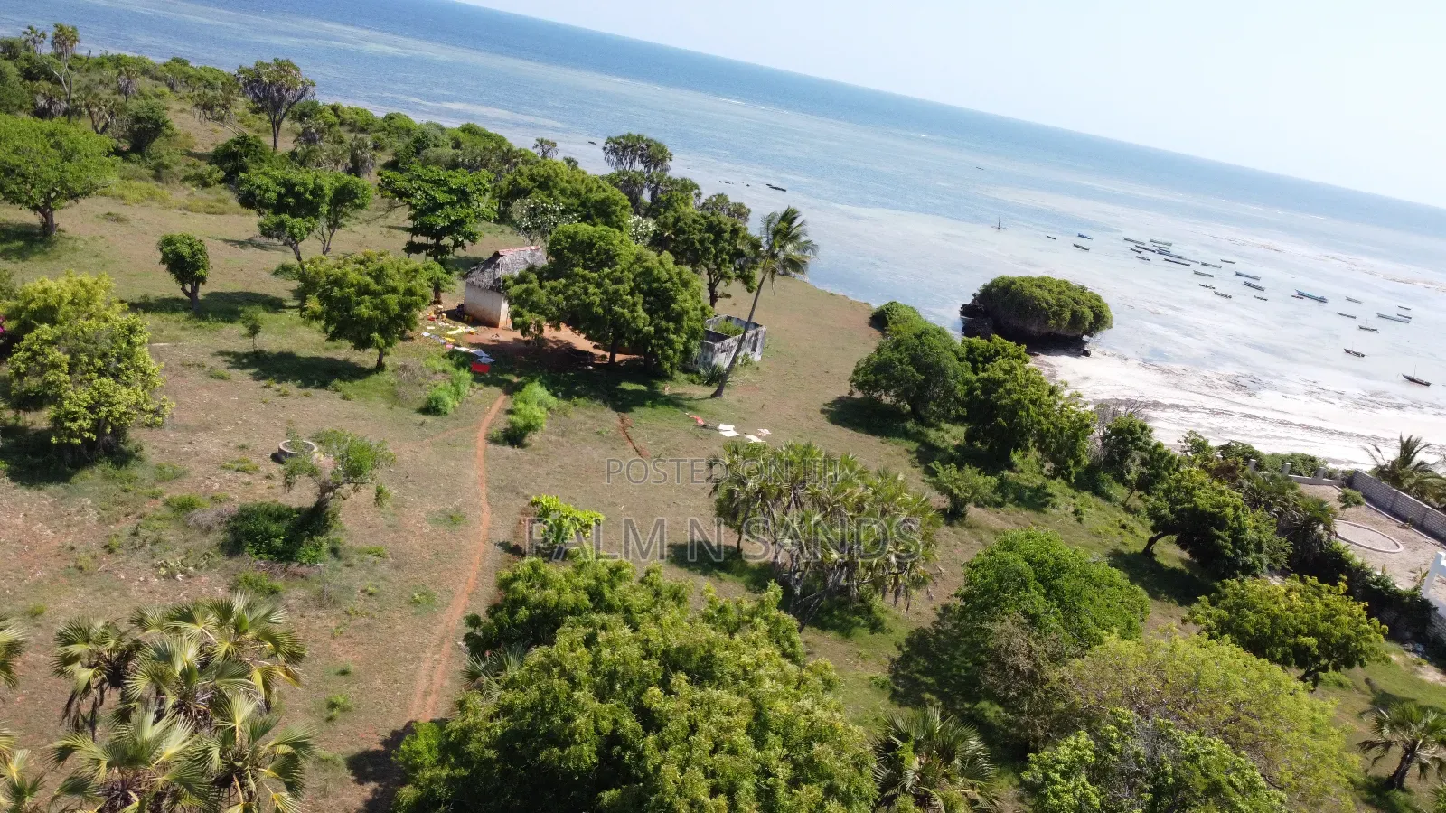 Msambweni One Acre Prime Beach Front Land on Sale! At