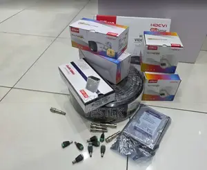 4 CCTV Dahua Smart Hybrid Cameras Full Color With Audio