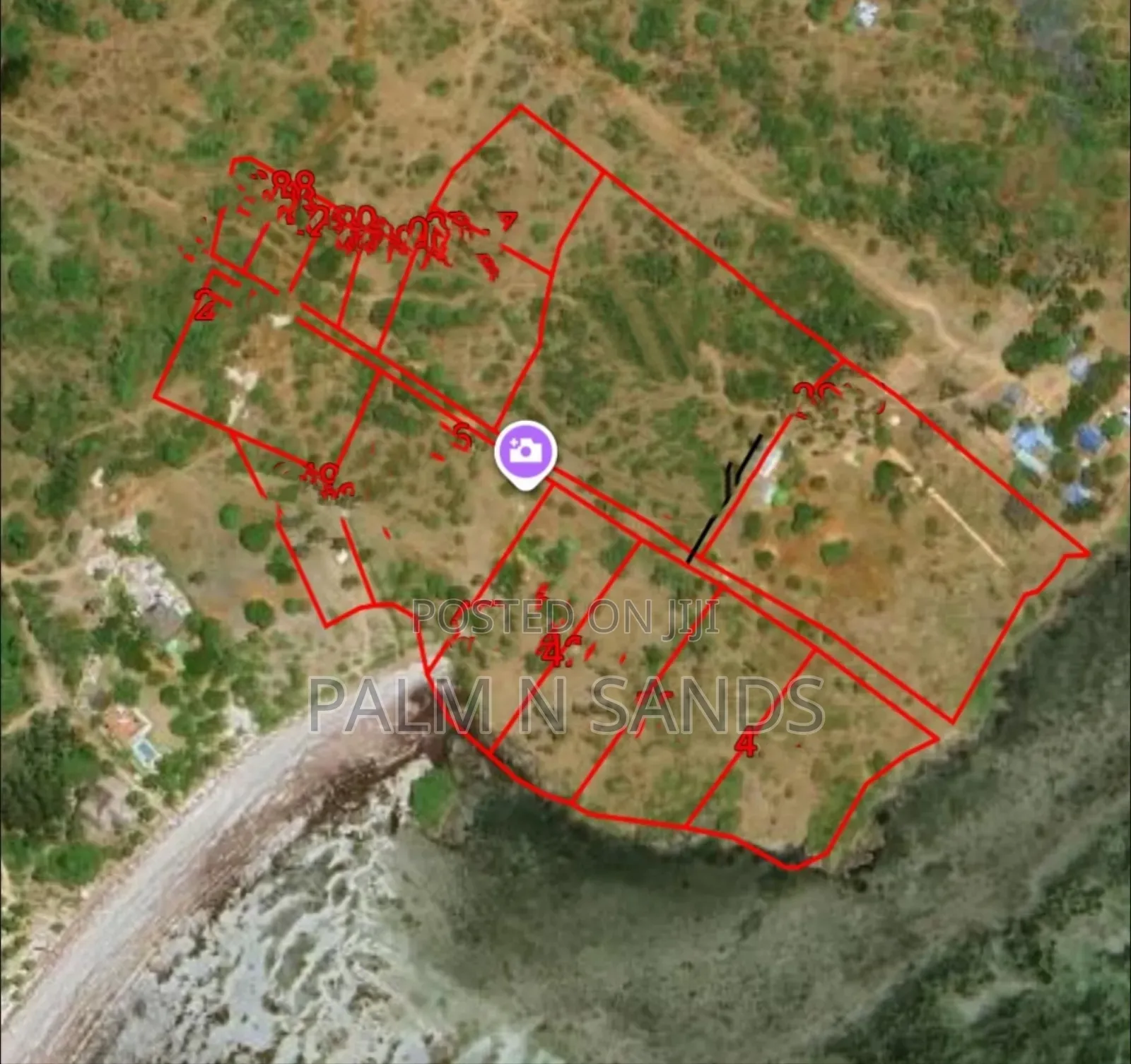 Msambweni One Acre Prime Beach Front Land on Sale! At