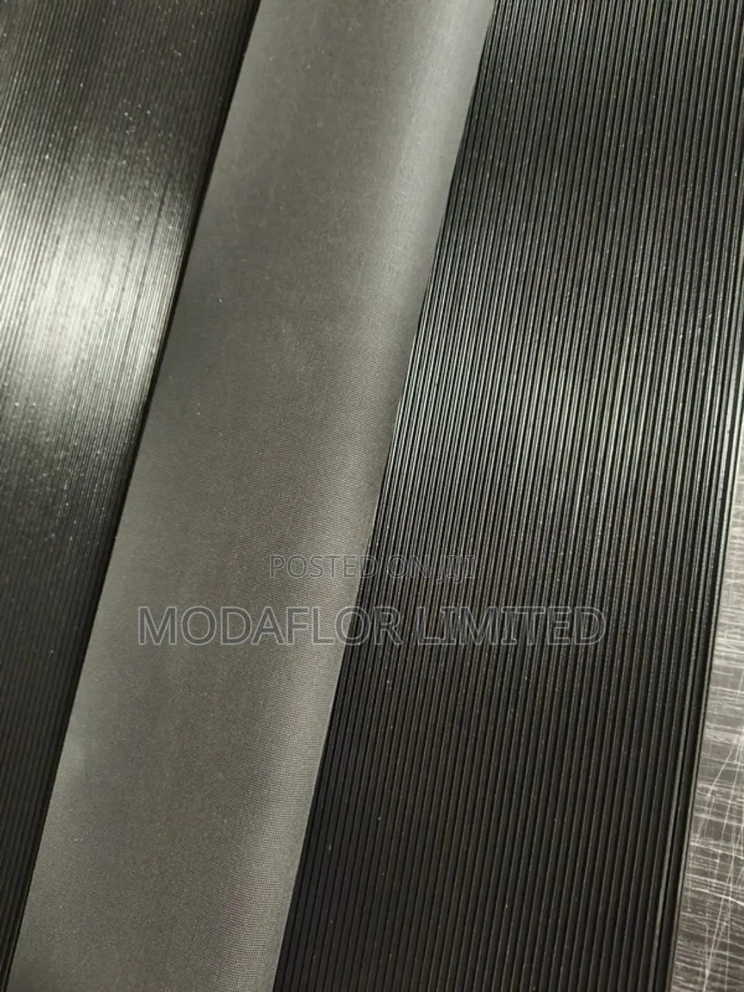 Ribbed Rubber Mat for Hallways