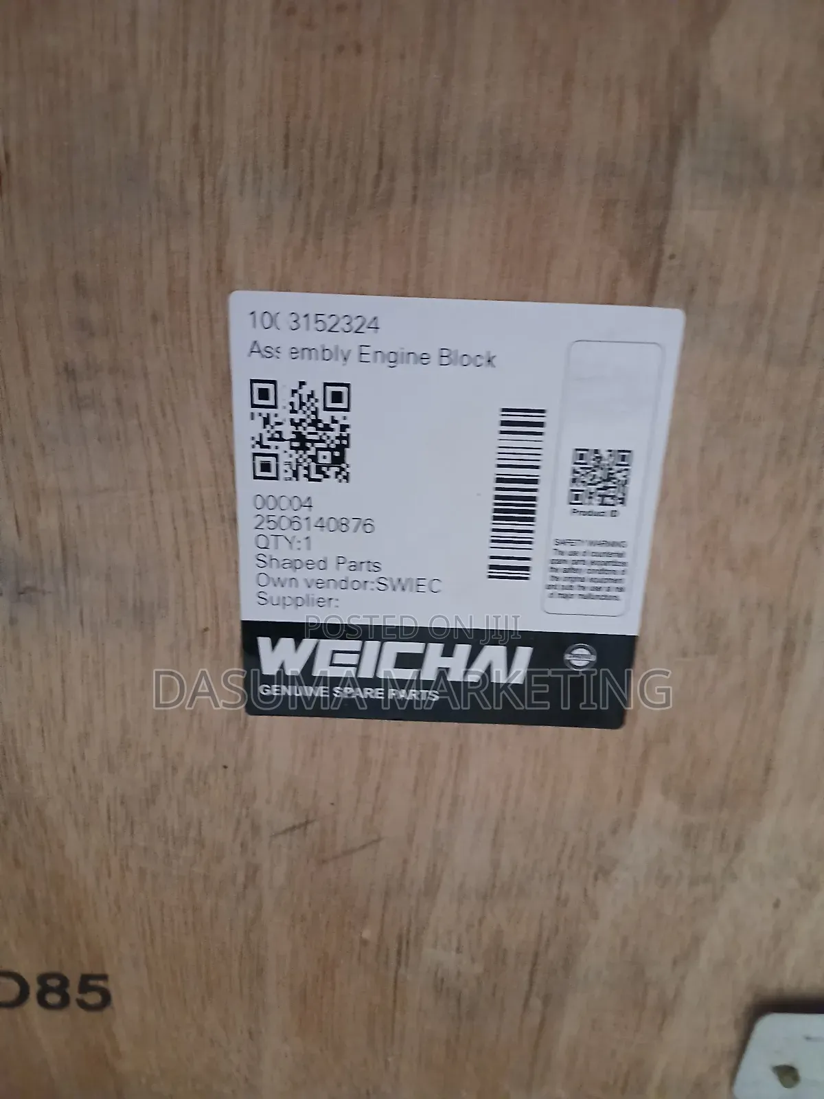 Weichai Assembly Engine Block 
