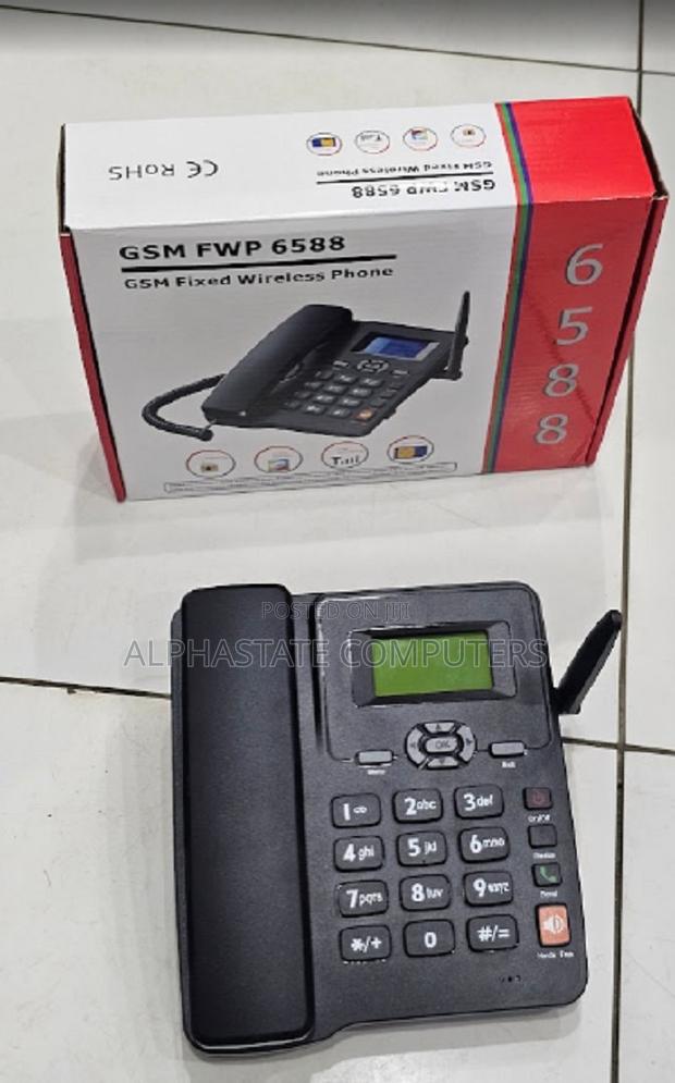 Deskphone Landline 6588 – Professional Fixed Wireless Phone - main view