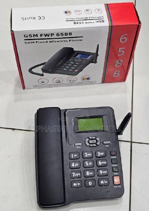 6588 GSM Landline Deskphone With LCD Display - main view