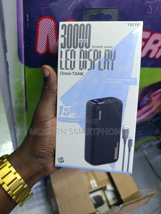 Tecno Omini Tank  30000mah Potable Powerbank
