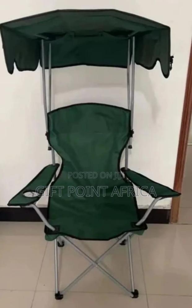 Foldable Heavy Duty Portable Camping Chairs  With Top Tent - thumbnail 3