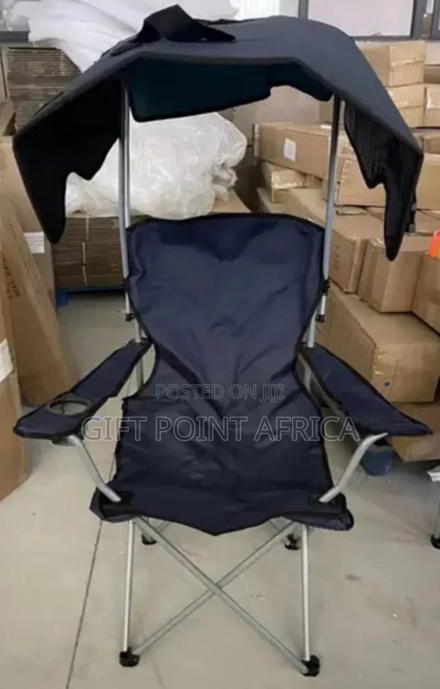 Foldable Heavy Duty Portable Camping Chairs  With Top Tent - thumbnail 4
